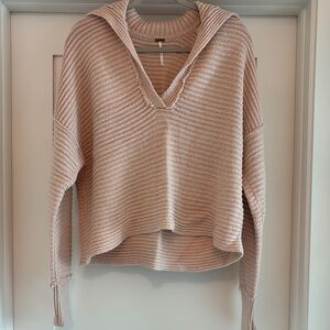 Cozy Knit Sweater in Beige Free People